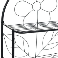 vidaXL Toalheiro preto 60x33x174 cm