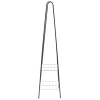 vidaXL Suporte para roupas 59x35x150 cm preto