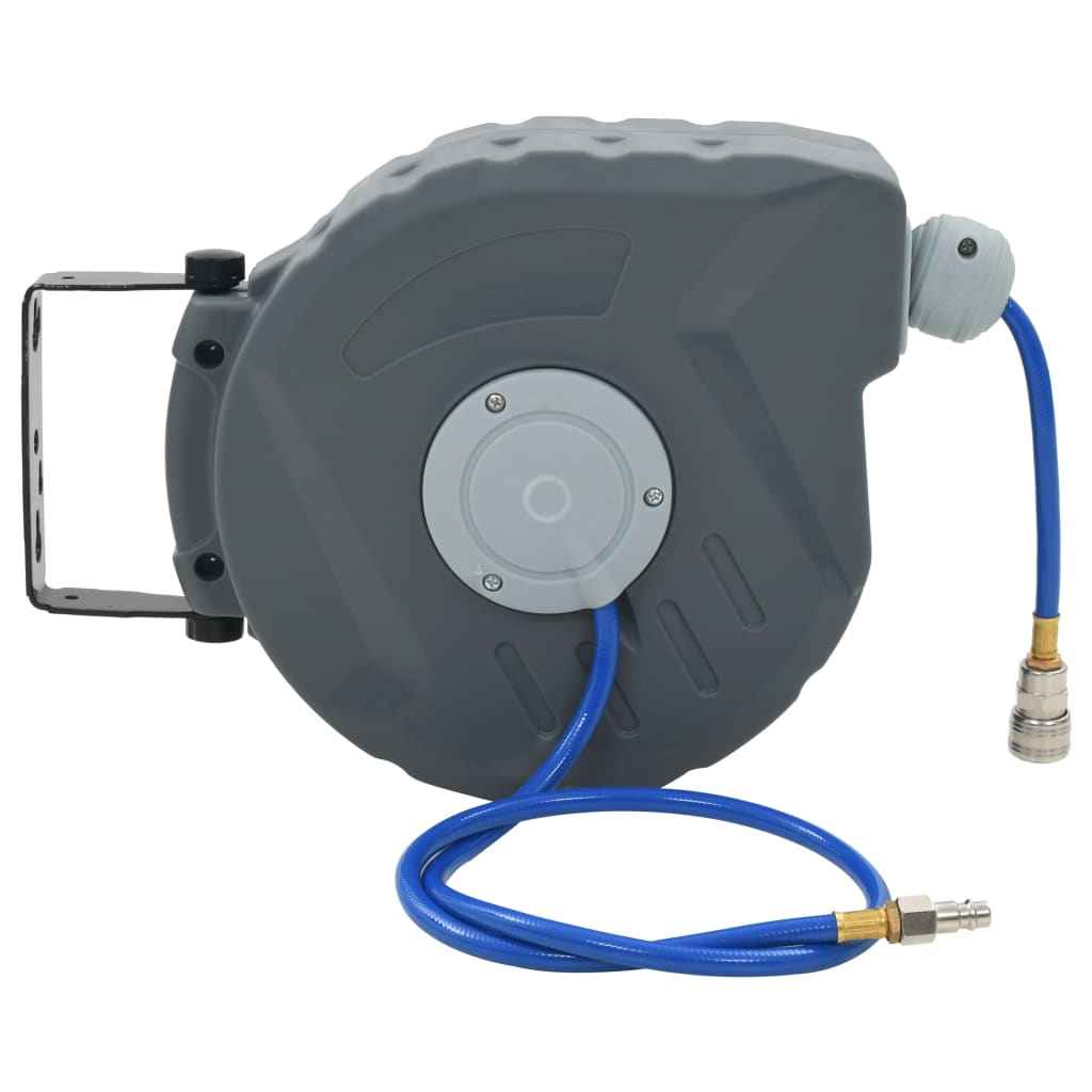 vidaXL Enrolador automático de mangueira para ar comprimido 1/4" 12 m