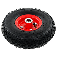 Rodas p/ carrinho de carga manual 2 pcs borracha 3.00-4
