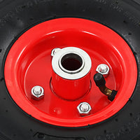 Rodas p/ carrinho de carga manual 2 pcs borracha 3.00-4