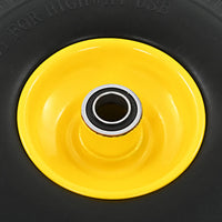 Rodas p/ carrinho de carga manual 2 pcs PU maciço 3.00-4