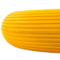 Roda de carrinho de mão com eixo PU sólido 4.00-8 390 mm