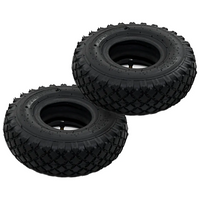 Pneu c/ câmara de ar 2 pcs p/ carrinho de carga 3,00-4 260x85