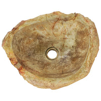 Lavatório 45x35x15 cm madeira petrificada