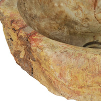 Lavatório 45x35x15 cm madeira petrificada