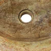 Lavatório 45x35x15 cm madeira petrificada