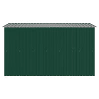 vidaXL Abrigo de jardim 257x298x178 metal verde
