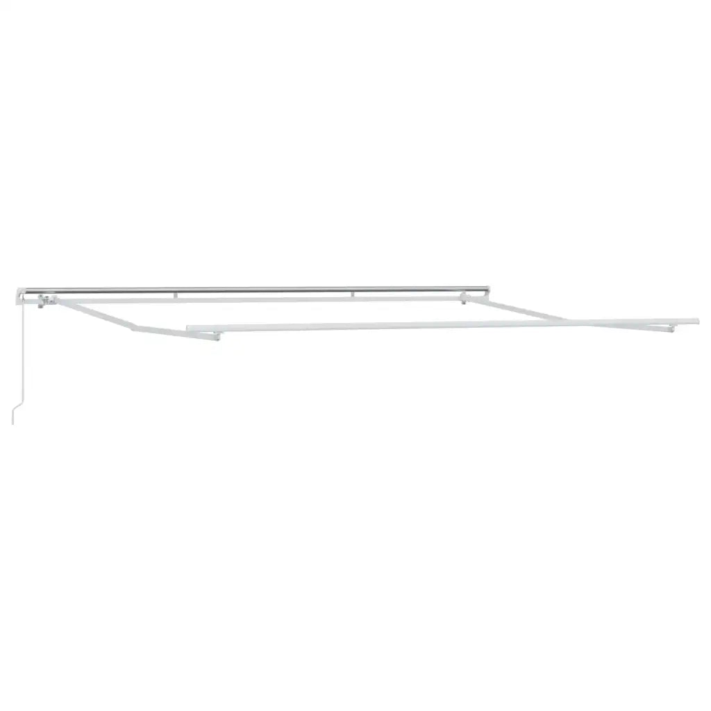 Estrutura de Toldo Manual Branco  Alumínio