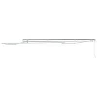 Estrutura de Toldo Manual Branco  Alumínio