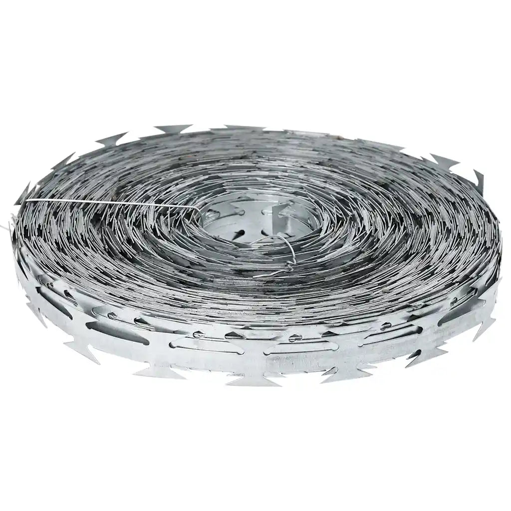 Rolo de arame farpado em espiral aço galvanizado