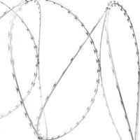 Rolo de arame farpado em espiral aço galvanizado