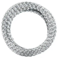 Rolo de arame farpado com clipes aço galvanizado