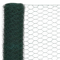 Cerca arame galinheiro 25x1,2 m aço c/ revestimento PVC