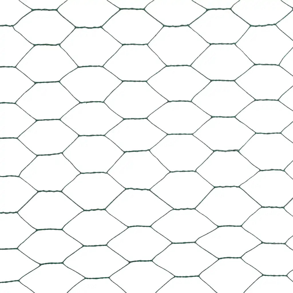 Cerca arame galinheiro 25x1,2 m aço c/ revestimento PVC