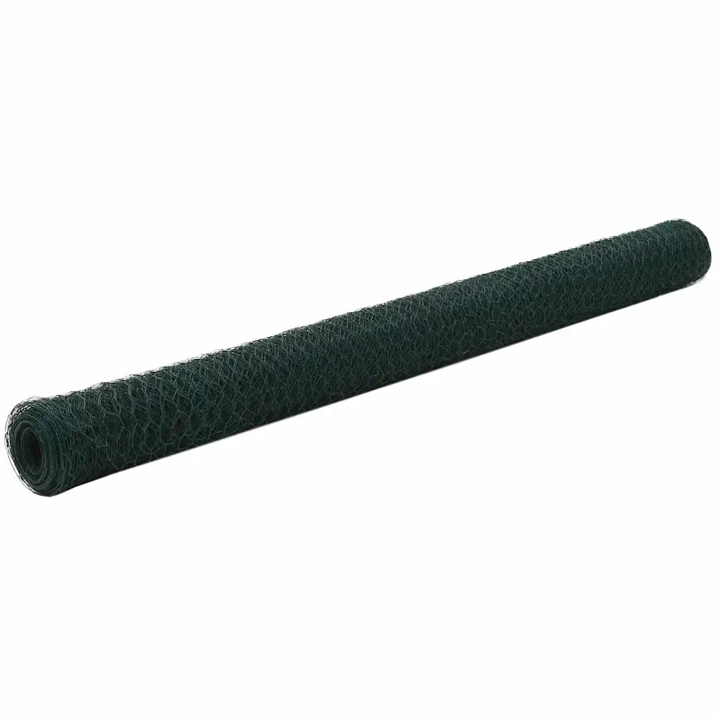 Cerca arame galinheiro 25x1,5 m aço c/ revestimento PVC