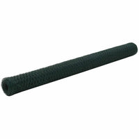 Cerca arame galinheiro 25x1,5 m aço c/ revestimento PVC