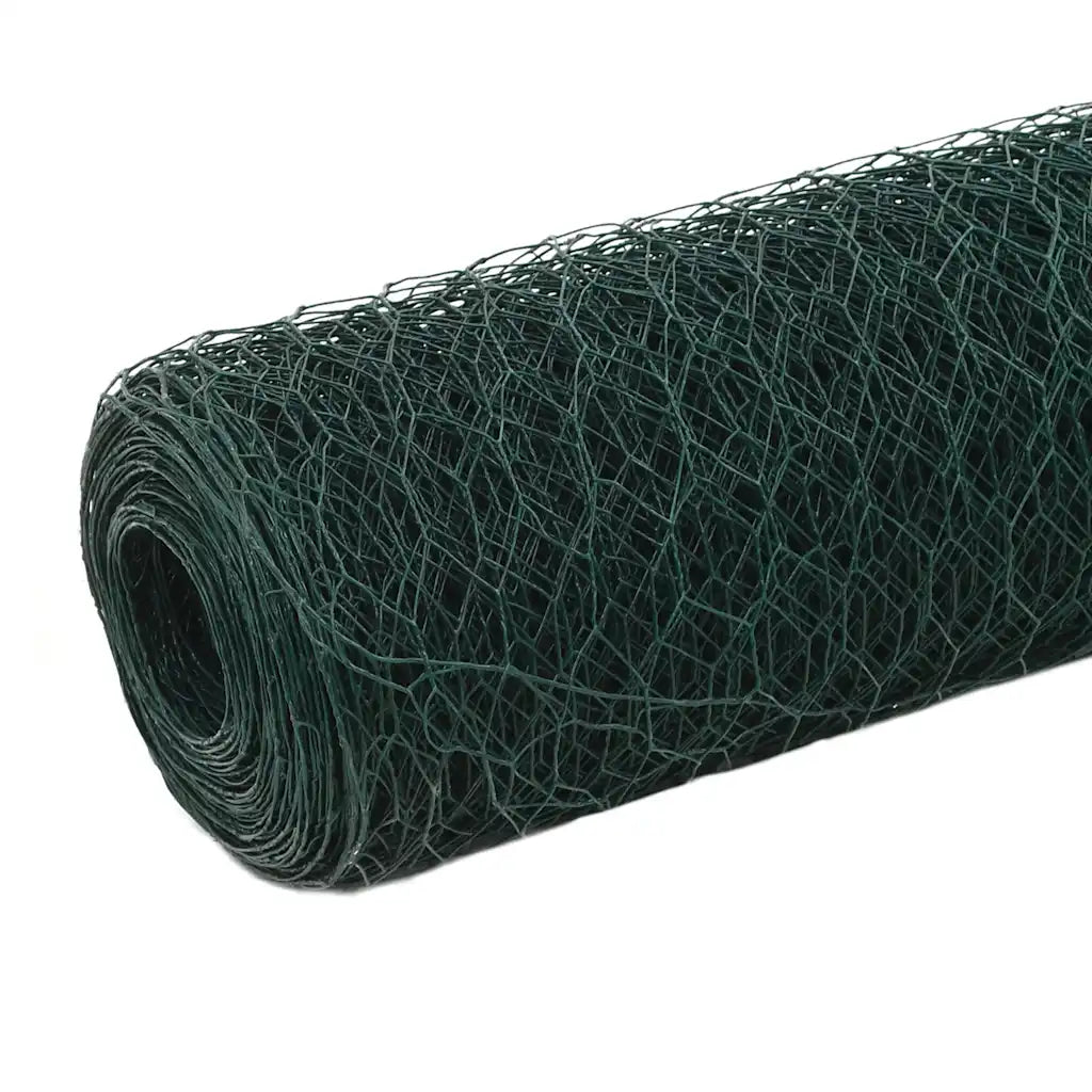 Cerca arame galinheiro 25x1,5 m aço c/ revestimento PVC