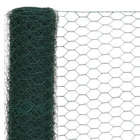 Cerca arame galinheiro 25x1,5 m aço c/ revestimento PVC