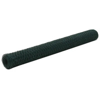 Cerca arame galinheiro 25x1,2 m aço c/ revestimento PVC