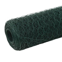 Cerca arame galinheiro 25x1,2 m aço c/ revestimento PVC