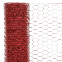 Cerca arame galinheiro 25x1 m aço c/ revestimento PVC