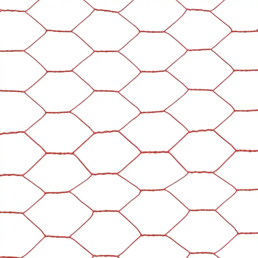 Cerca arame galinheiro 25x1 m aço c/ revestimento PVC