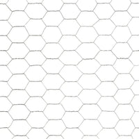 Rede de arame p/ galinheiro 25x1,2 m aço galvanizado