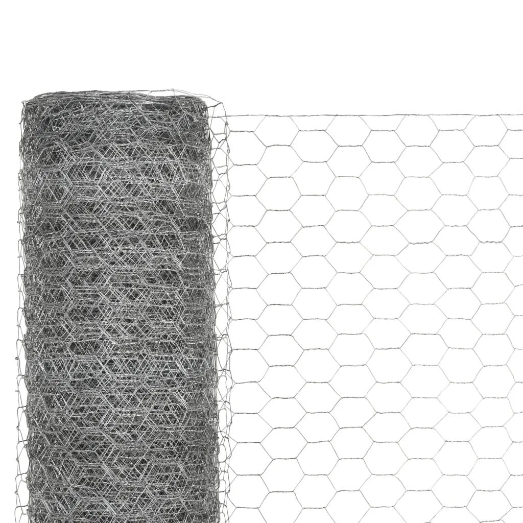 Rede de arame p/ galinheiro 25x1,5 m aço galvanizado
