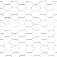 Rede de arame p/ galinheiro 25x1,5 m aço galvanizado