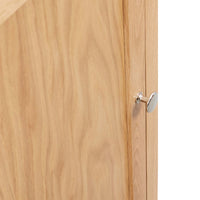 vidaXL Armário de canto 59x45x80 cm madeira carvalho maciça