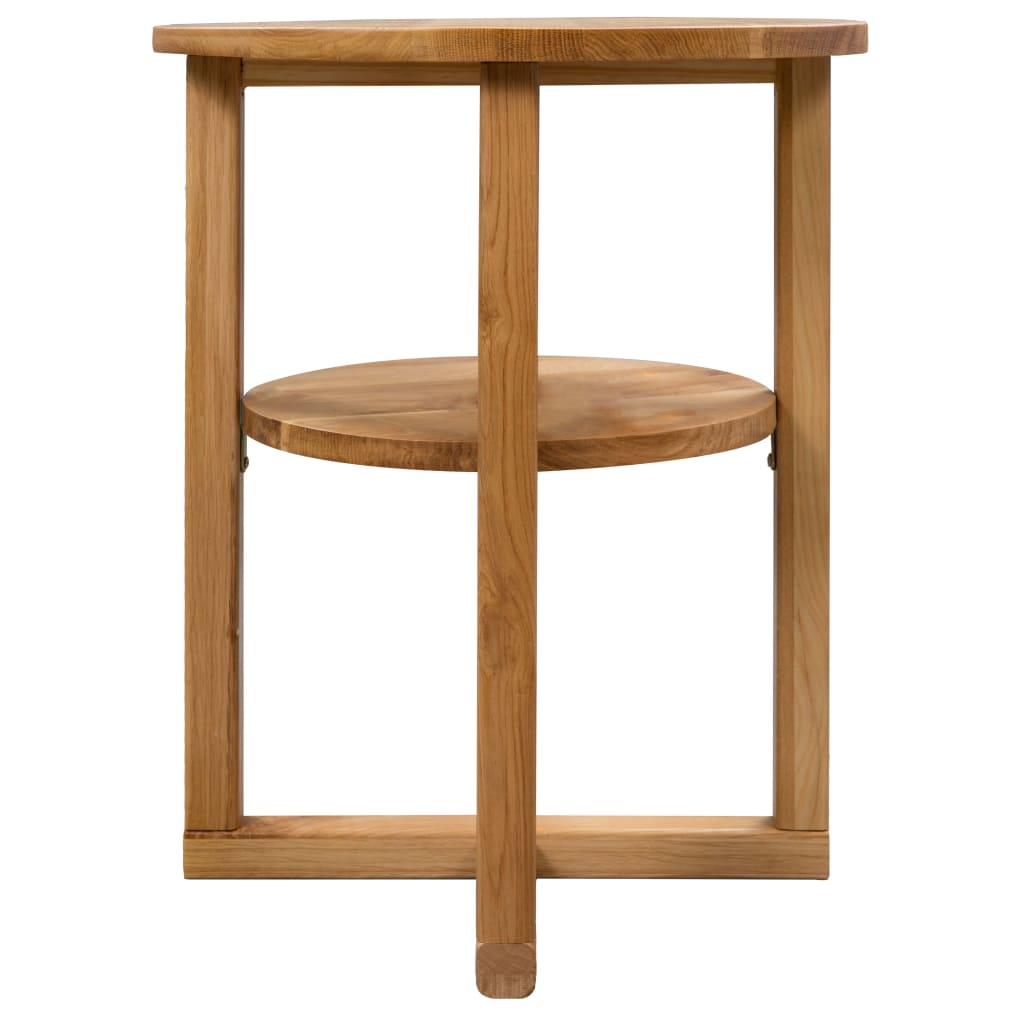 vidaXL Mesa de apoio 40x50 cm madeira carvalho maciça