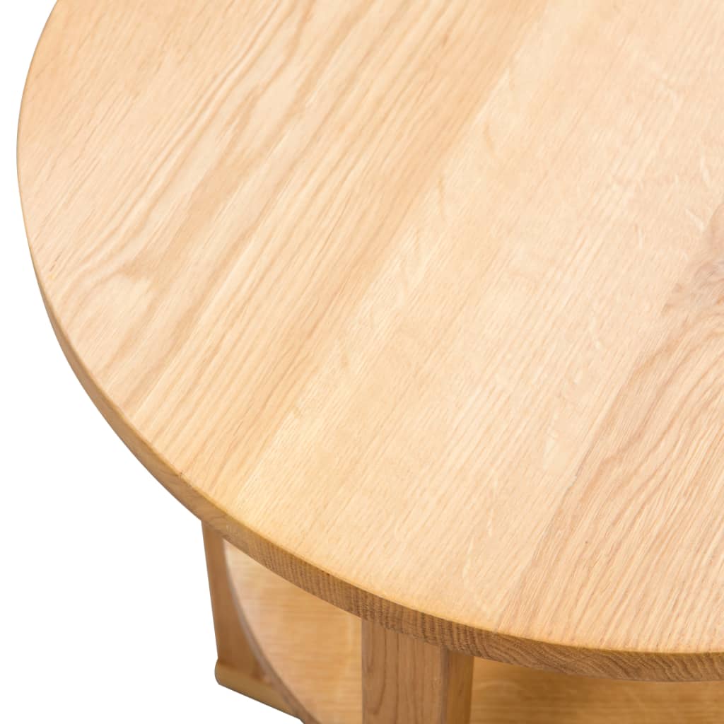 vidaXL Mesa de apoio 40x50 cm madeira carvalho maciça