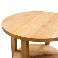 vidaXL Mesa de apoio 40x50 cm madeira carvalho maciça