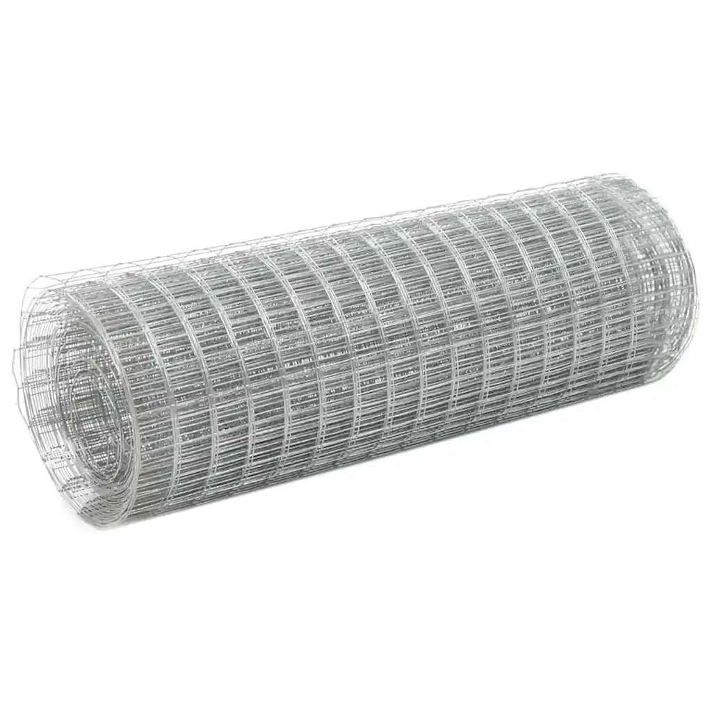 Cerca de arame p/ galinheiro 10x0,5 m aço galvanizado