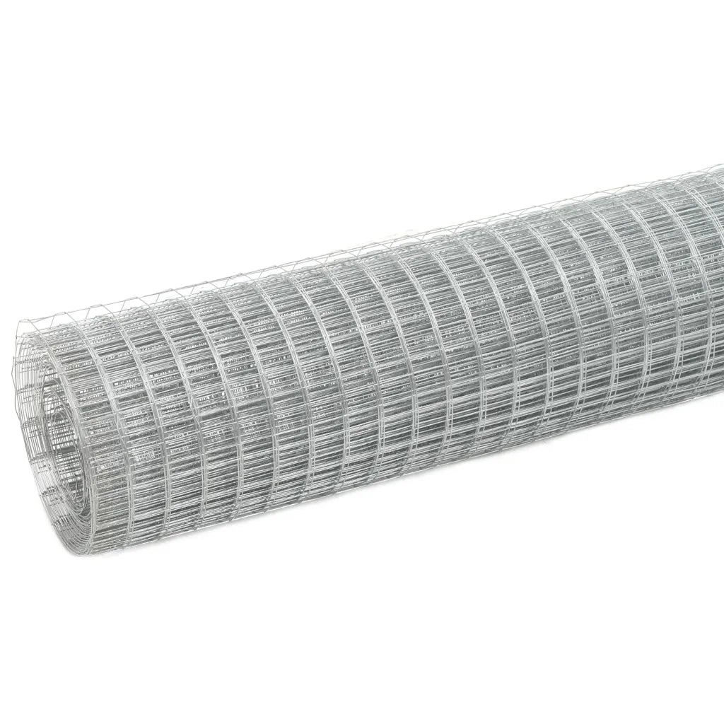 Cerca de arame p/ galinheiro 10x1,5 m aço galvanizado