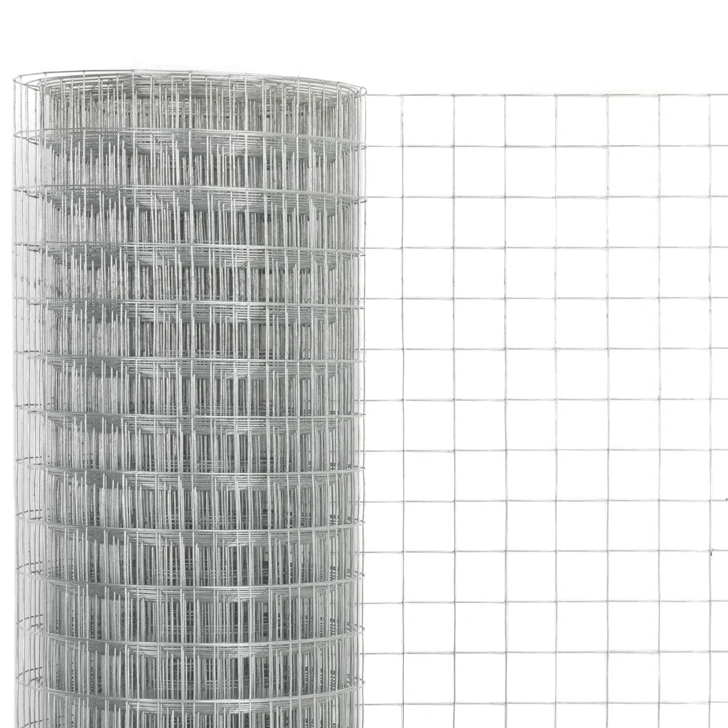 Cerca de arame p/ galinheiro 10x1,5 m aço galvanizado