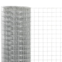 Cerca de arame p/ galinheiro 10x1,5 m aço galvanizado