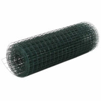Cerca arame galinheiro 10x0,5 m aço c/ revestimento PVC