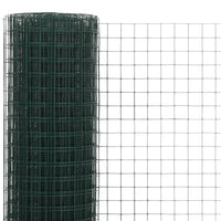 Cerca arame galinheiro 10x0,5 m aço c/ revestimento PVC