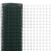 Cerca arame galinheiro 10x0,5 m aço c/ revestimento PVC