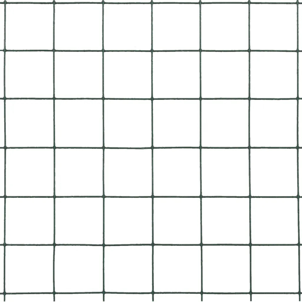 Cerca arame galinheiro 10x1,5 m aço c/ revestimento PVC