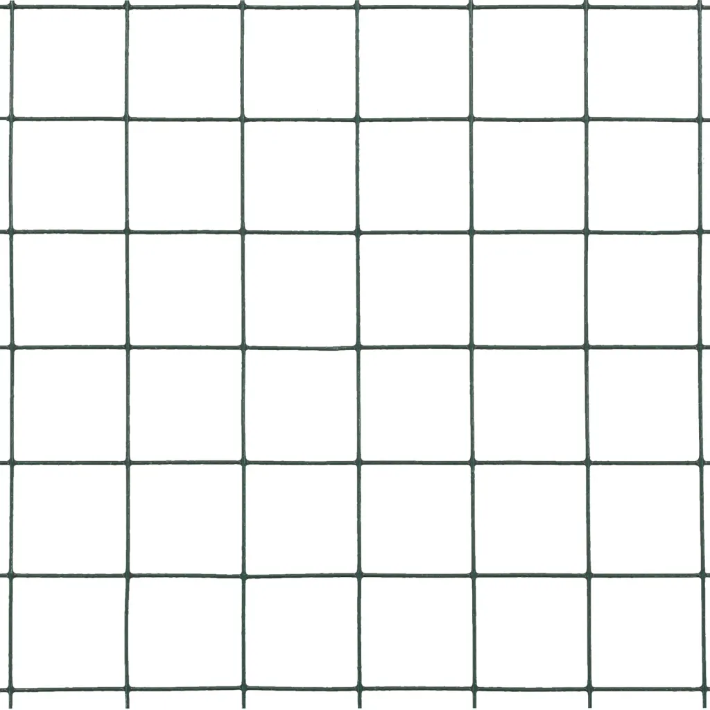 Cerca arame galinheiro 25x0,5 m aço c/ revestimento PVC