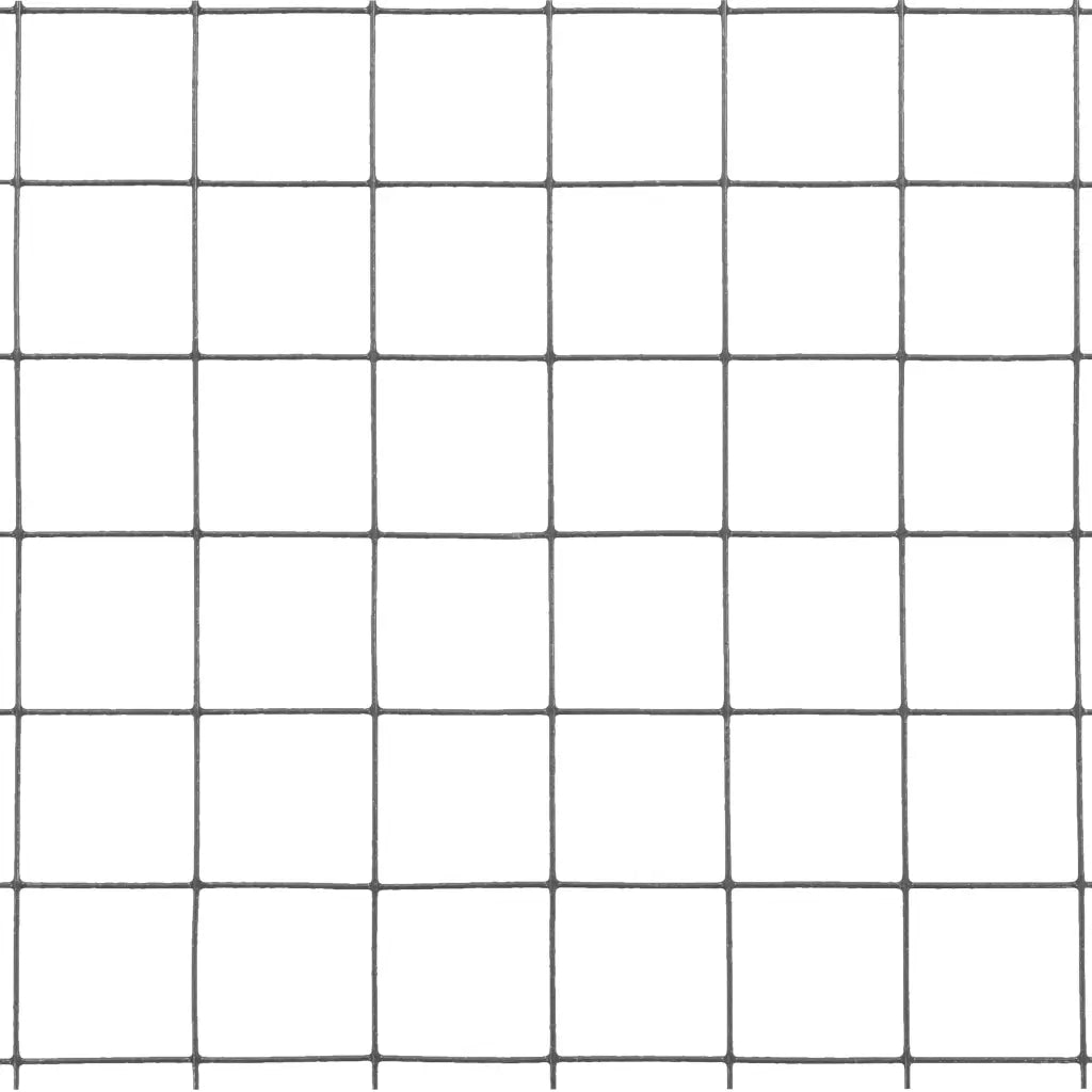 Cerca arame galinheiro 10x0,5m aço c/ revestimento PVC cinzento