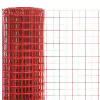 Cerca arame galinheiro 10x1 m aço c/ revestimento PVC