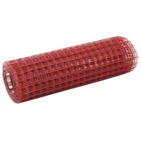 Cerca arame galinheiro 10x0,5m aço c/ revestimento PVC