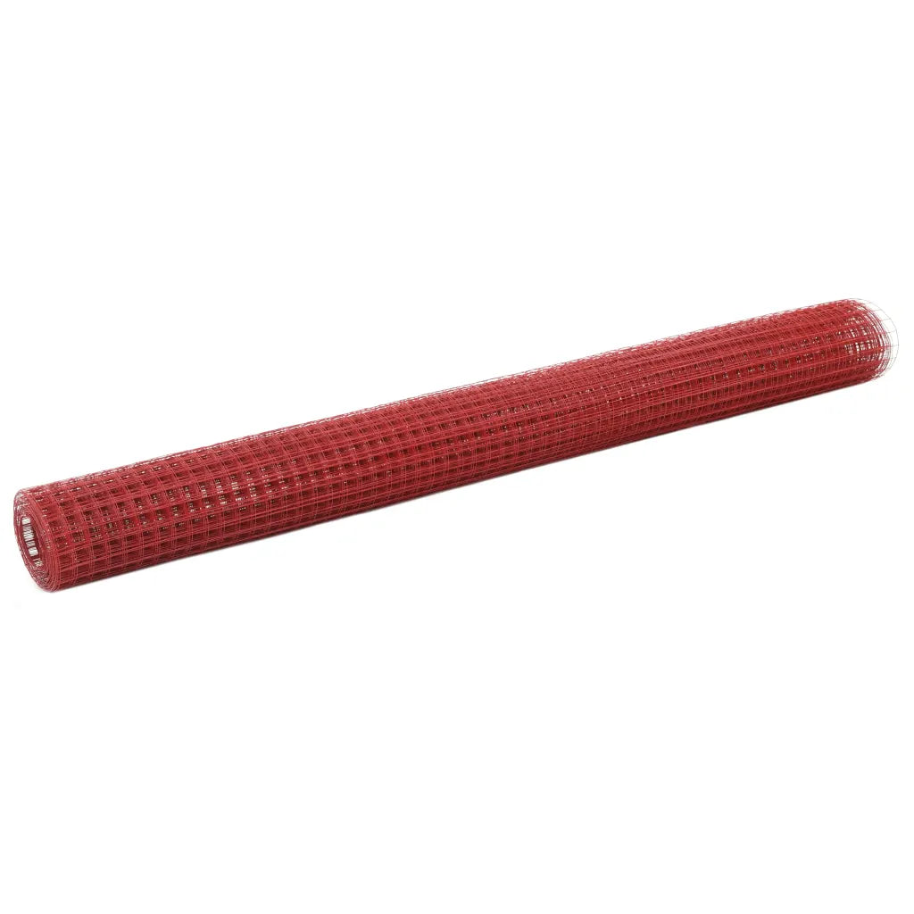 Cerca arame galinheiro 10x1,5m aço c/ revestimento PVC