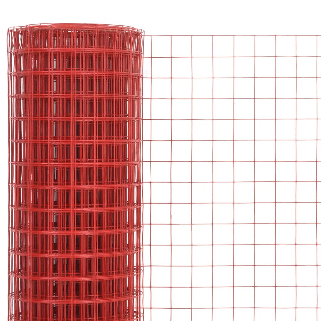 Cerca arame galinheiro 25x0,5m aço c/ revestimento PVC
