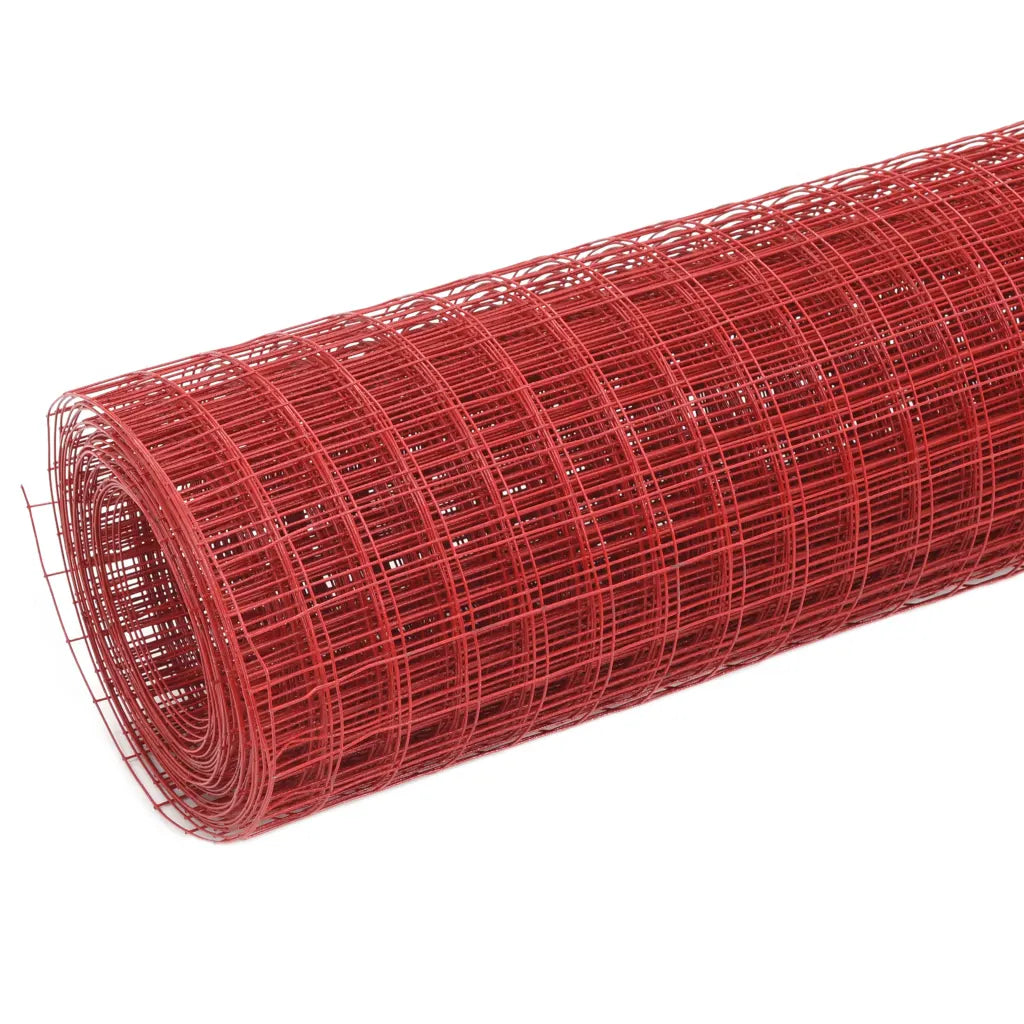 Cerca arame galinheiro 25x1,5m aço c/ revestimento PVC