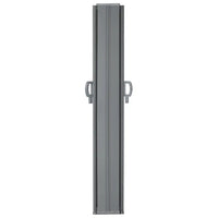 Toldo lateral retrátil 160x600 cm castanho